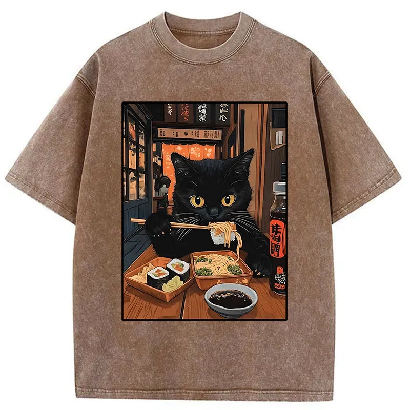 Washed cotton unisex t-shirt stylish deal