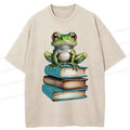 Best Seller Frog Bookshelf Graphic Tee