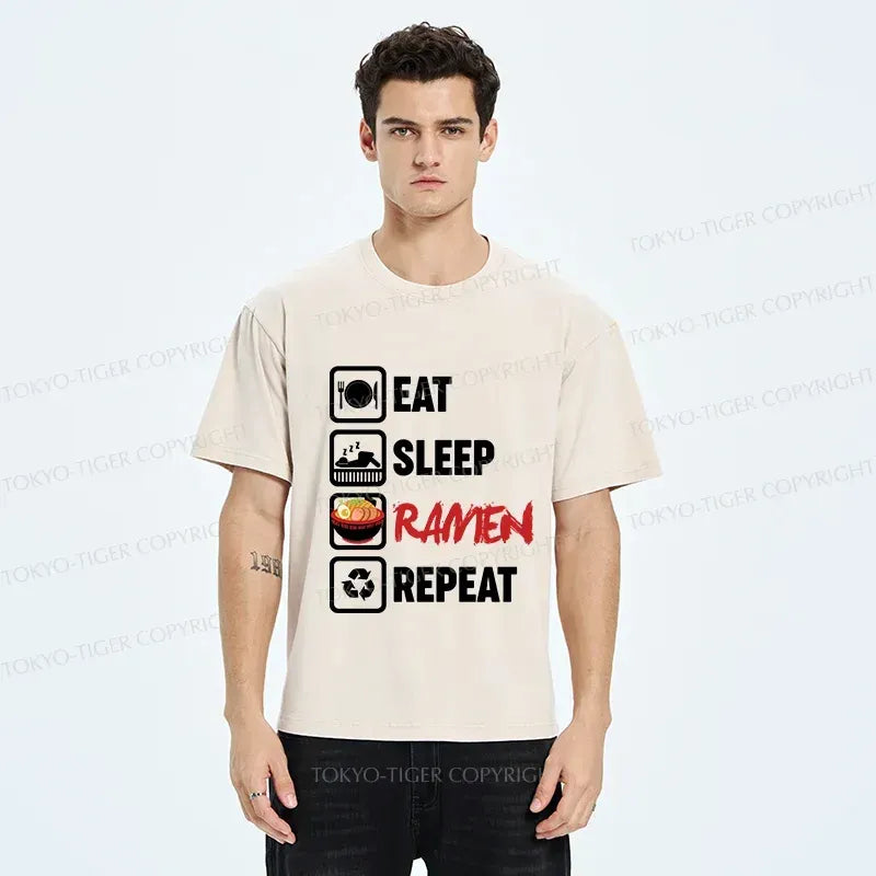 Kyoto Lion washed t-shirt for daily wear