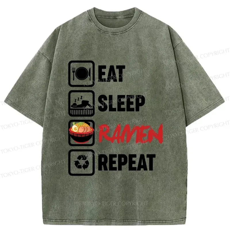 Kyoto Lion washed t-shirt for daily wear