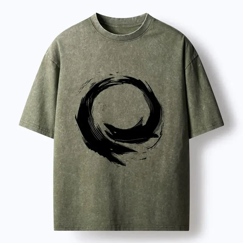 Ukiyo-e Shark T-Shirt Daily Wear