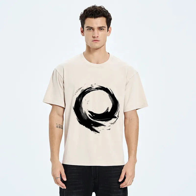 Kyoto-Lion Zen Shark Washed T-Shirt