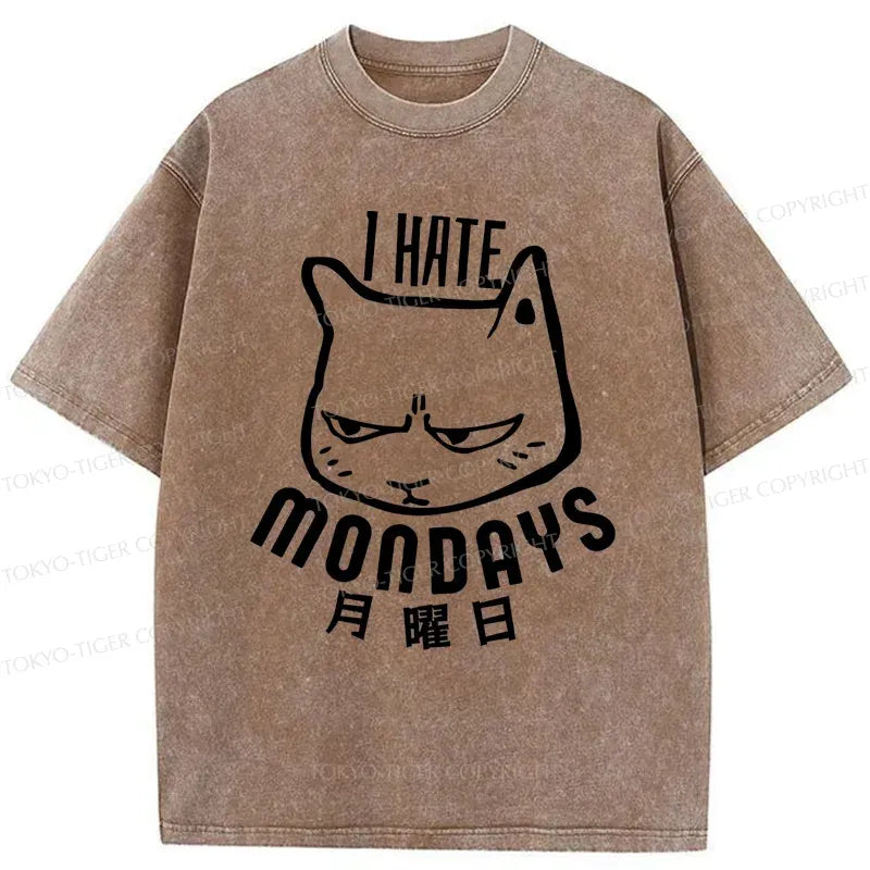 kyoto lion cat hate monday tee