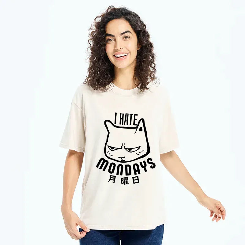 japanese cat t-shirt for daily wear