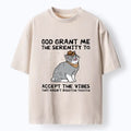Kyoto-Lion God Grant Me The Serenity To Accept The Vibes Washed T-Shirt