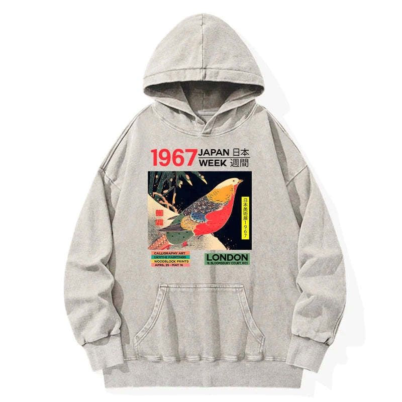 japanese washed hoodie for daily wear