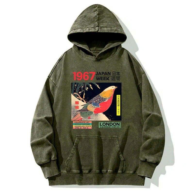 japanese washed hoodie for daily wear
