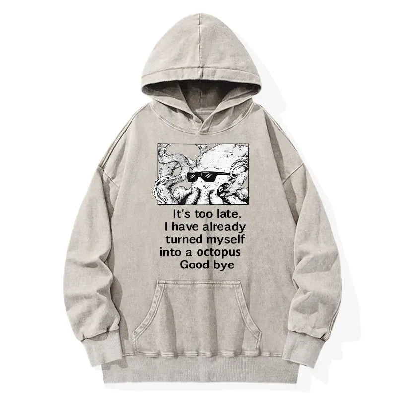 Japanese Octopus Meme Hoodie for Daily Wear