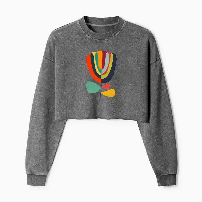 Washed minimalist sweatshirt for daily wear