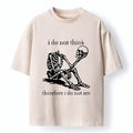 Vintage Style Skeleton T-Shirt for Daily Wear
