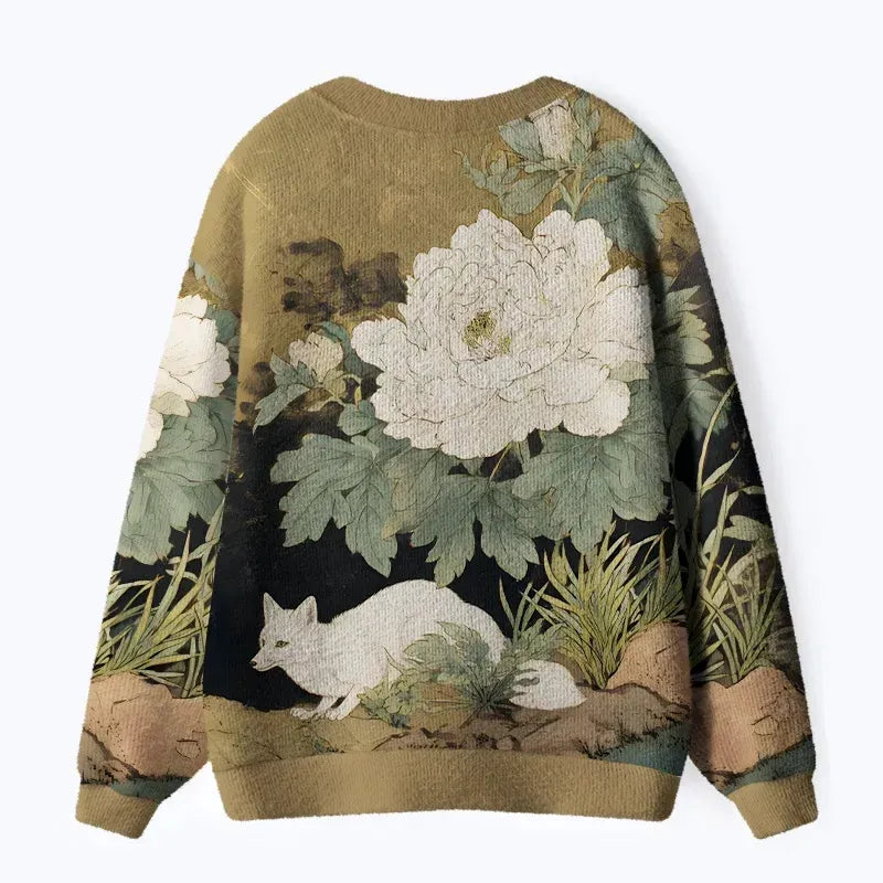 Kyoto Lion Cardigan Sweater on Sale