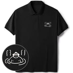 Embroidered Unisex Polo for Street Style