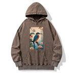 Ukiyo-e Kingfisher Hoodie Best Seller