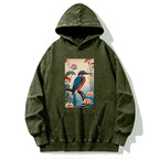Ukiyo-e Kingfisher Hoodie Best Seller