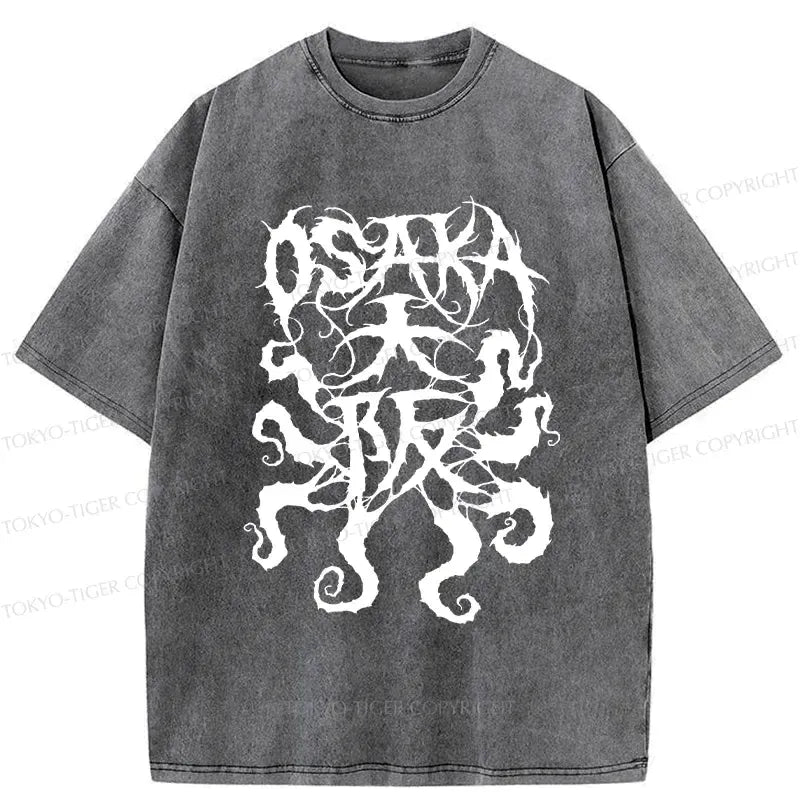 Vintage Japan Washed T-Shirt for Daily Wear