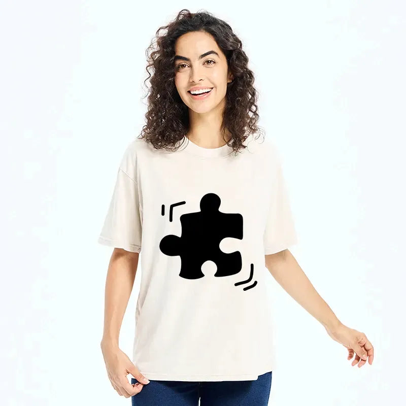Japanese Washed T-Shirt for Daily Wear