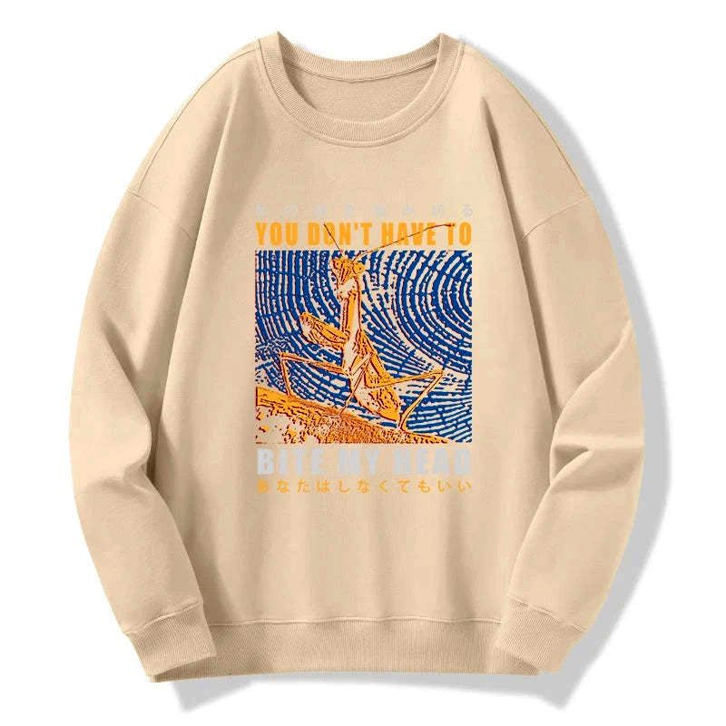 Japanese Lion Sweatshirt for Everyday
