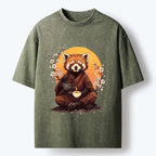 Vintage Japanese Red Panda Tee for Streetwear
