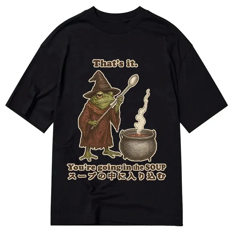 Kyoto-Lion Funny Frog Soup Classic T-Shirt