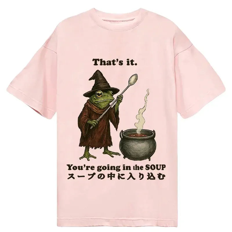 Kyoto-Lion Funny Frog Soup Classic T-Shirt