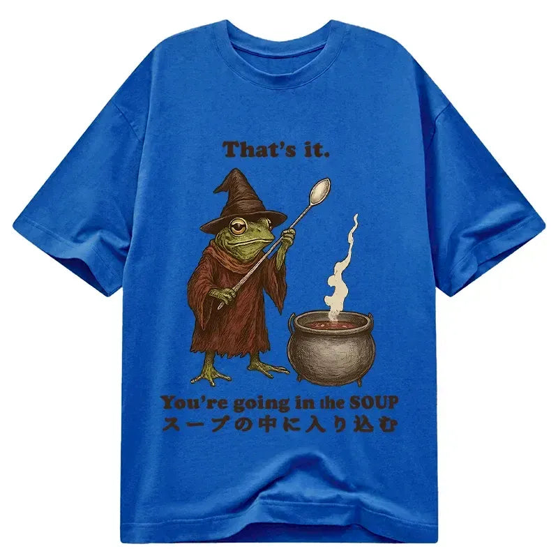 Kyoto-Lion Funny Frog Soup Classic T-Shirt