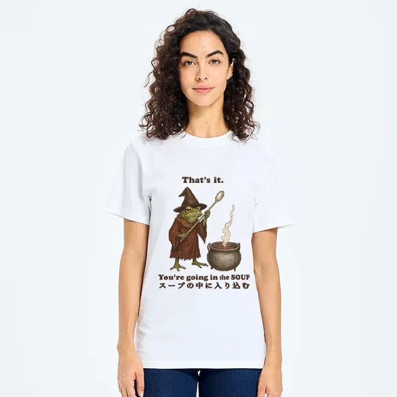Kyoto-Lion Funny Frog Soup Classic T-Shirt