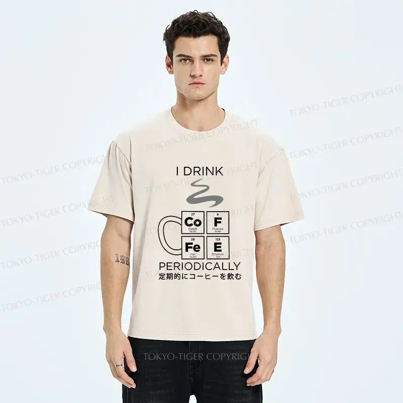 Washed Japanese T-Shirt for Daily Wear