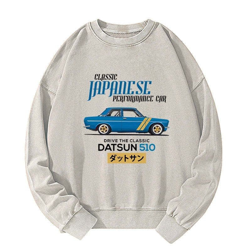 vintage japanese car sweatshirt