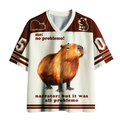 Trendy Japanese Capybara Mesh Jersey Gift