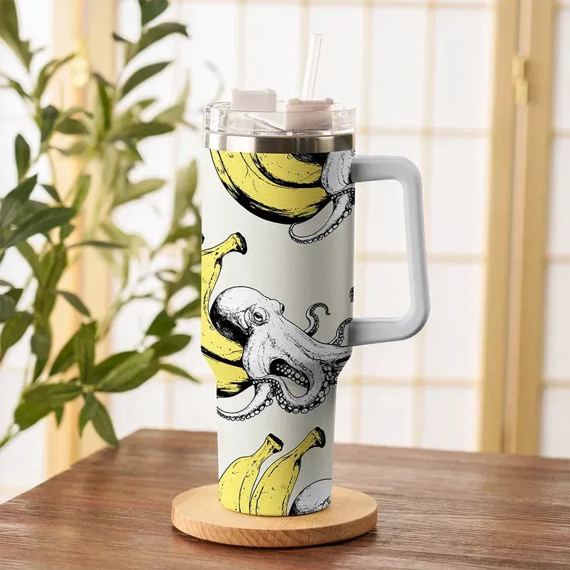 Octopus Banana Tumbler for Travel