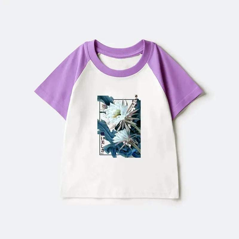 Epiphyllum Short-lived Beauty Kids Tee