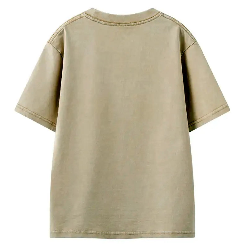 Washed Cotton T-Shirt for Kids Daily Wear