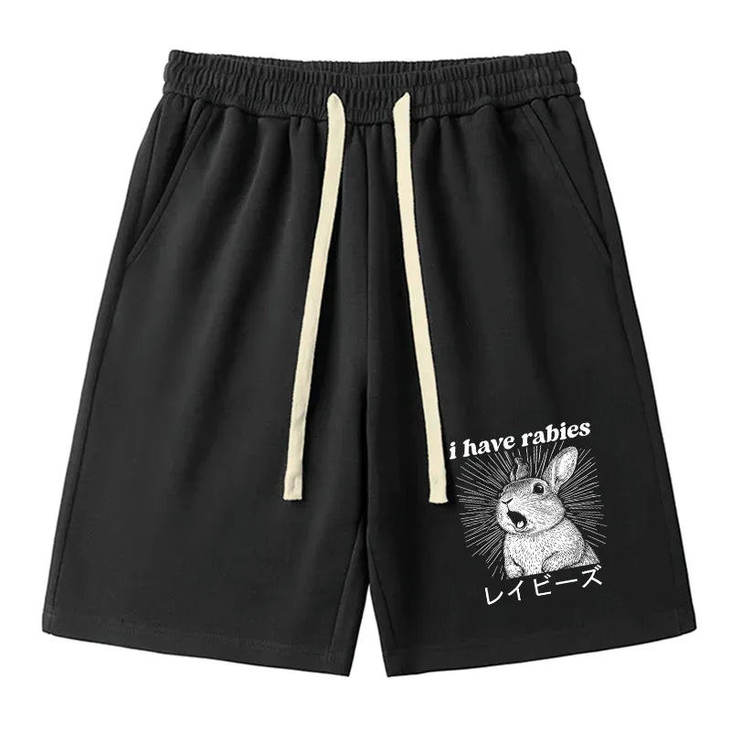 Funny Rabbit Unisex Shorts for Summer