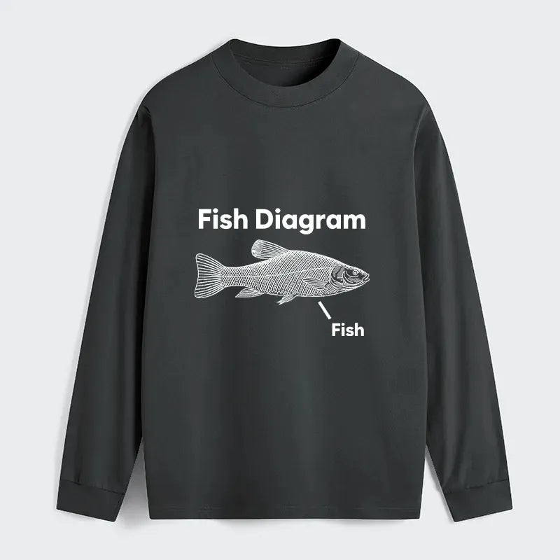 Japanese Unisex Cotton Long Sleeve T-Shirt
