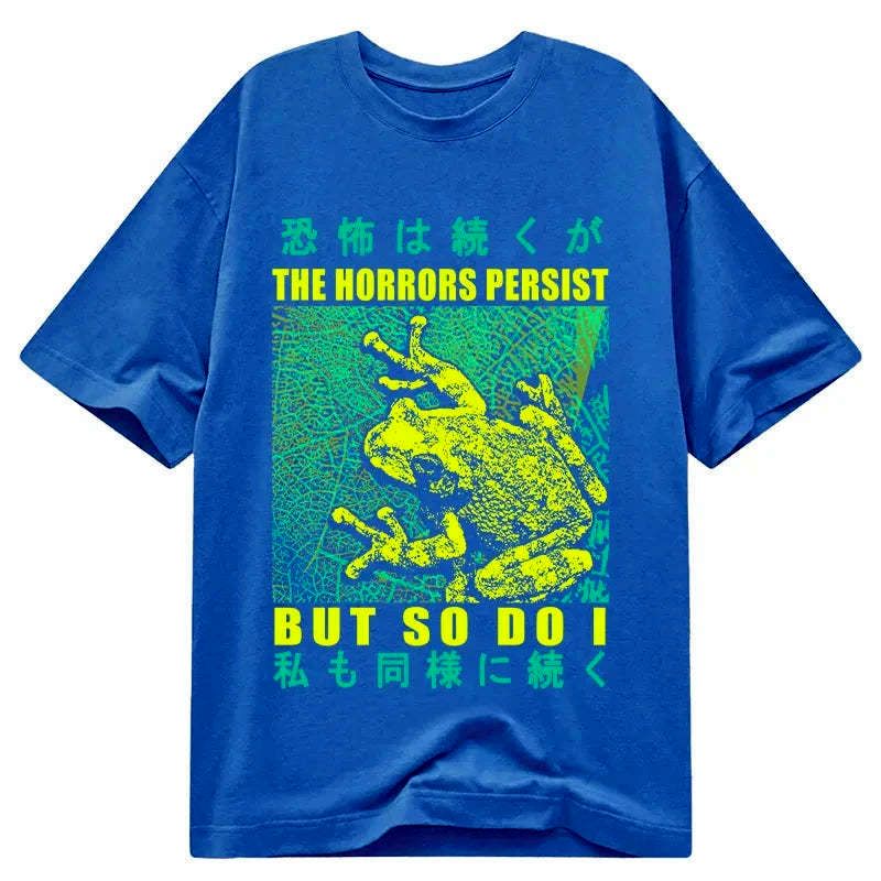 kyoto lion horror classic cotton t-shirt