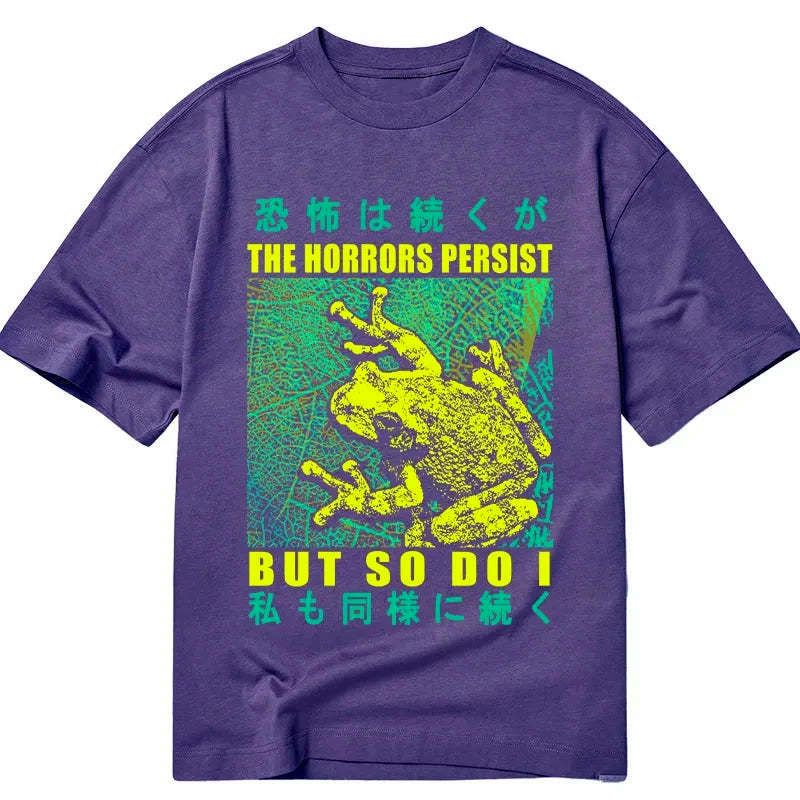 kyoto lion horror classic cotton t-shirt