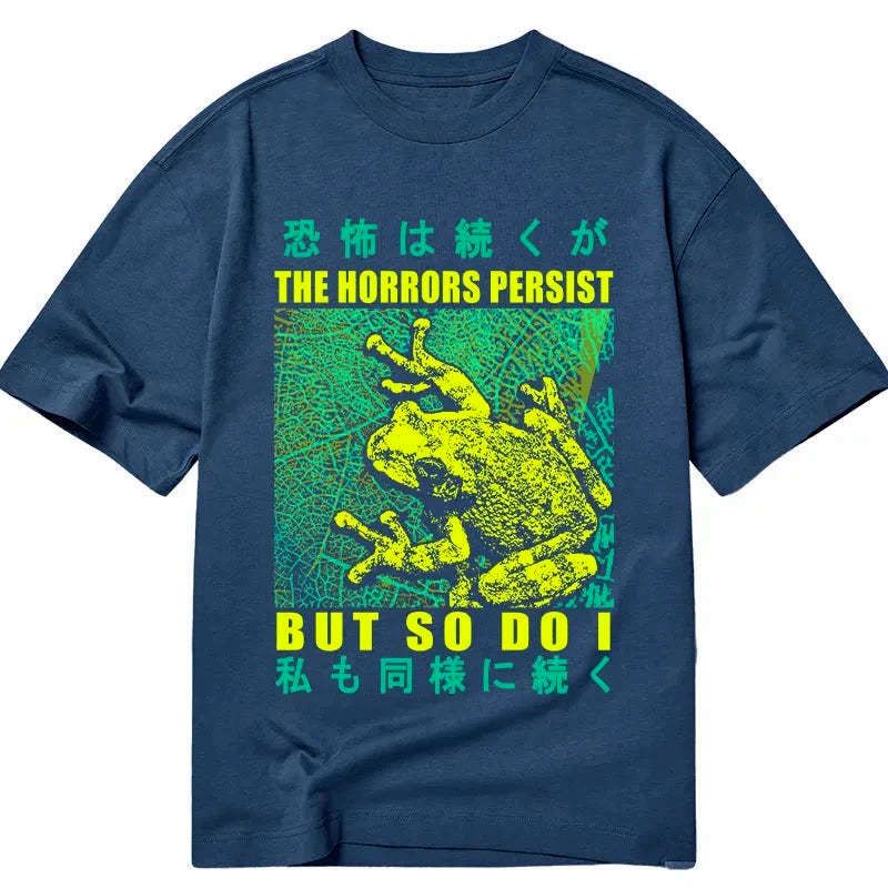 kyoto lion horror classic cotton t-shirt