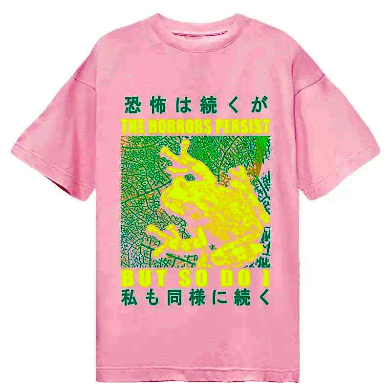 kyoto lion horror classic cotton t-shirt