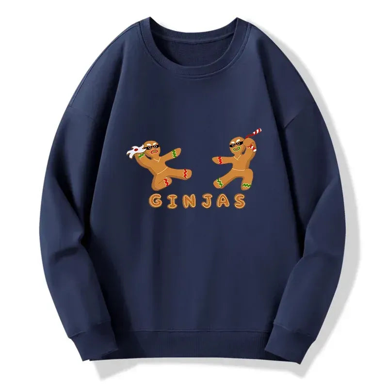 Kyoto-Lion Gingerbread Ninja Classic Sweatshirt