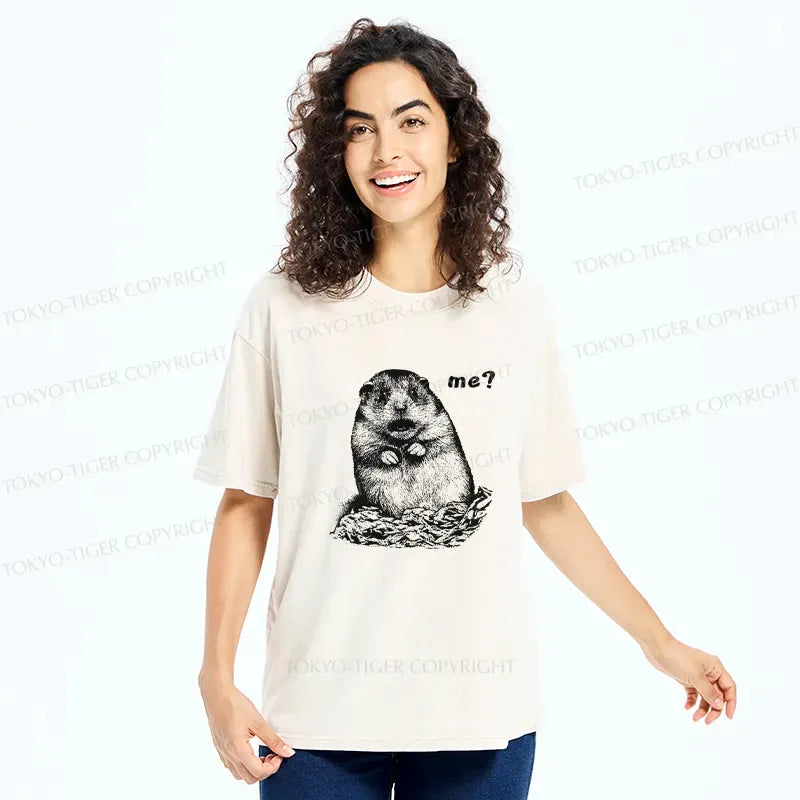 Japanese washed t-shirt for daily wear