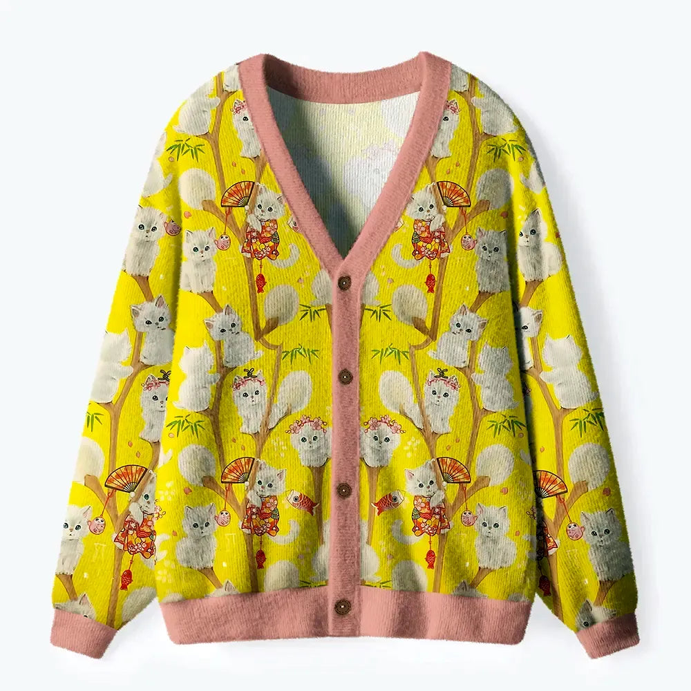 Kyoto Japanese Cat Cardigan Best Seller