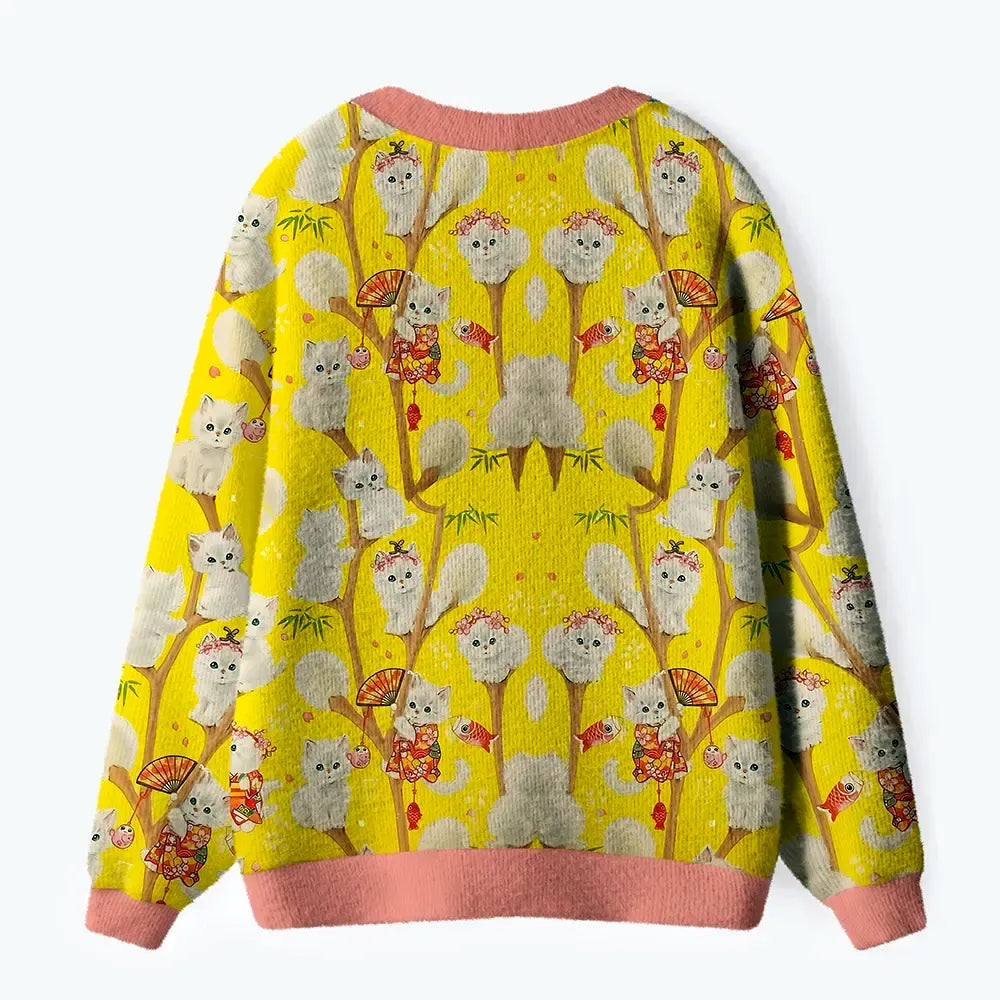 Kyoto Japanese Cat Cardigan Best Seller