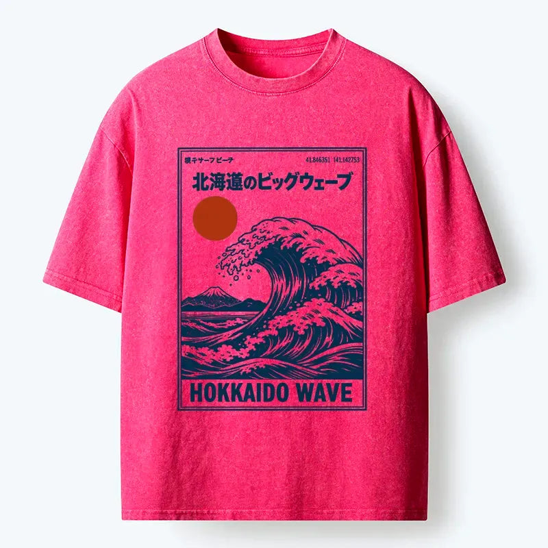 Japanese Retro Wave T-Shirt for Streetwear