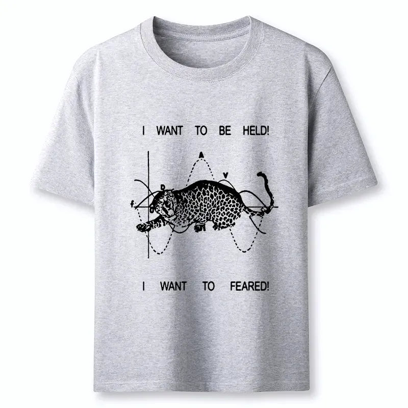 Funny Cat Meme T-Shirt for Daily Wear