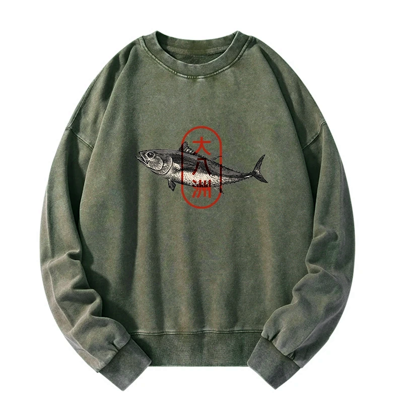 Japanese Sushi Fish Sweatshirt Trendy