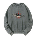 Kyoto Lion Washed Sweatshirt Free Shipping