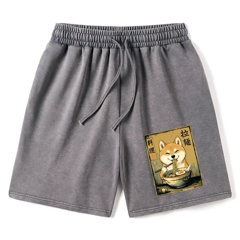 Cute Shiba Ramen Casual Shorts