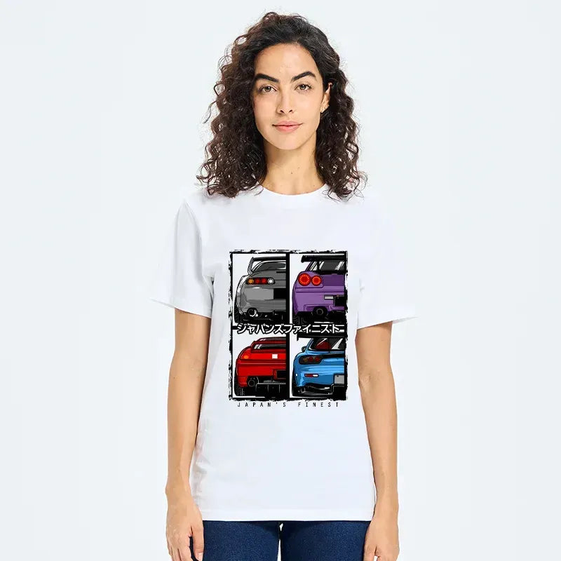 Vintage Japanese Car Tee for Casual Wear