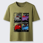 Vintage Japanese Car Tee for Casual Wear