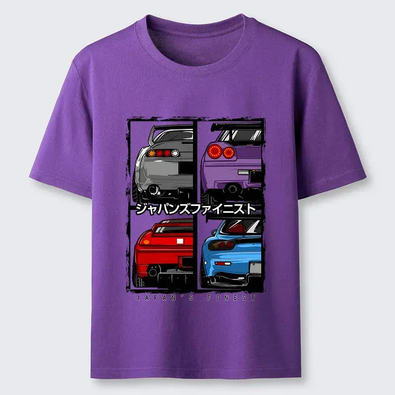 Vintage Japanese Car Tee for Casual Wear